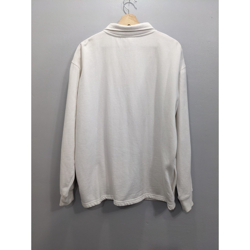 Isaac's‎ DESIGNS Sweatshirt Jacket Zip Embellished Sparkly Rhinestones White 1XL - Picture 9 of 16
